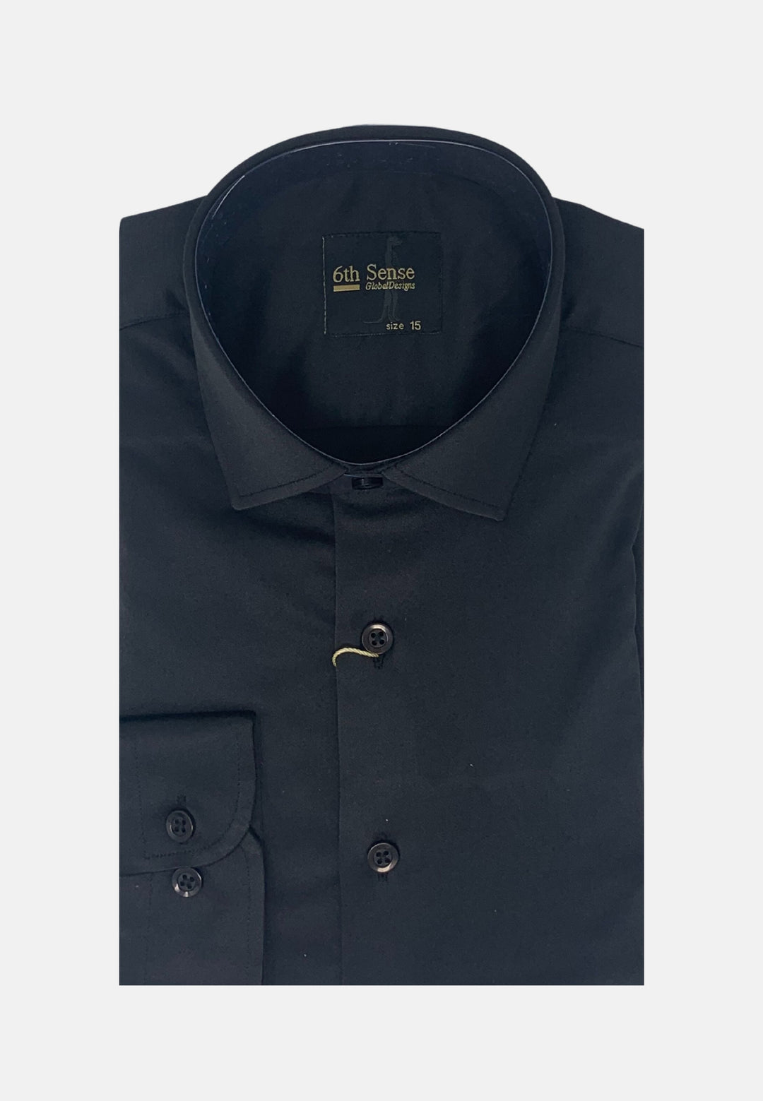 6th Sense Formal Shirt | Long Sleeve | Black