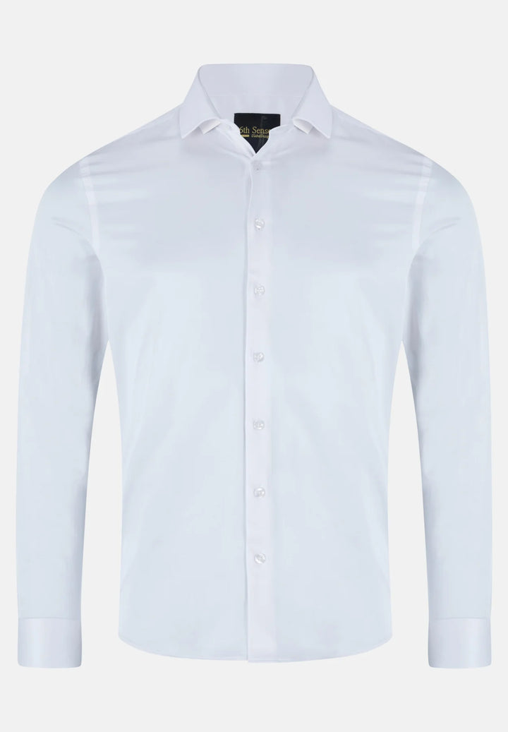 6th Sense Formal Shirt | White
