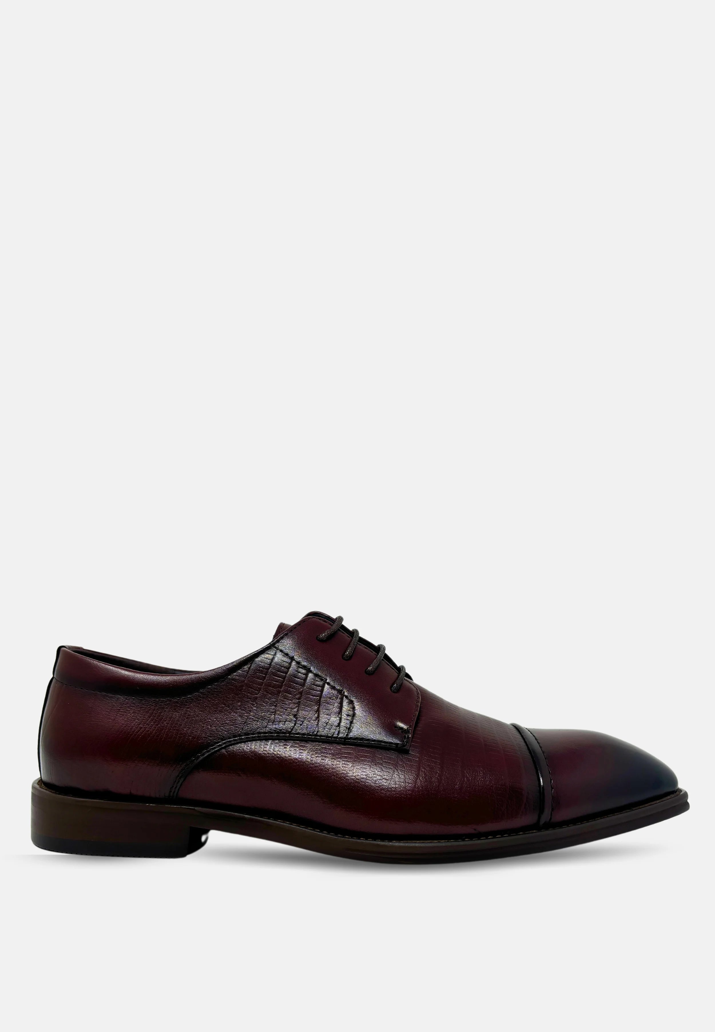 Vegan 6th Sense Winner men's formal shoe | Burgundy – faddens.ie