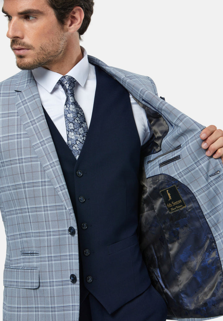 6th Sense 3-Piece Suit | Hanks | Blue Granite
