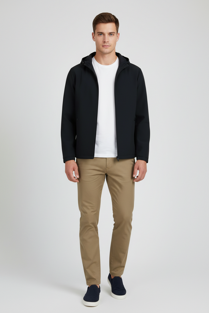 6th Sense Hooded Jacket | Wildfire | Black