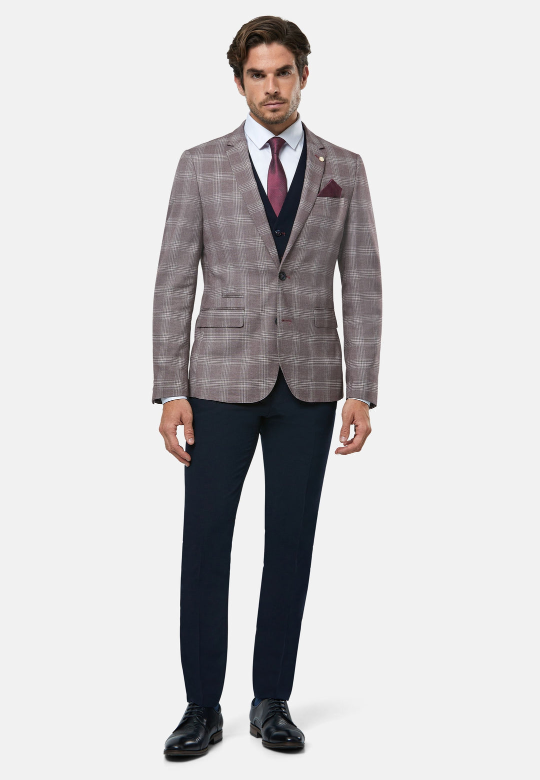 6th Sense 3-Piece Suit | Jackson | Plum