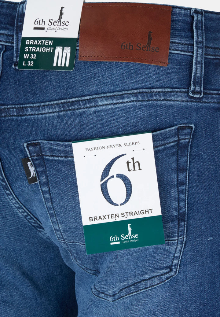6th Sense Jeans | Straight Leg | Braxten | Azure