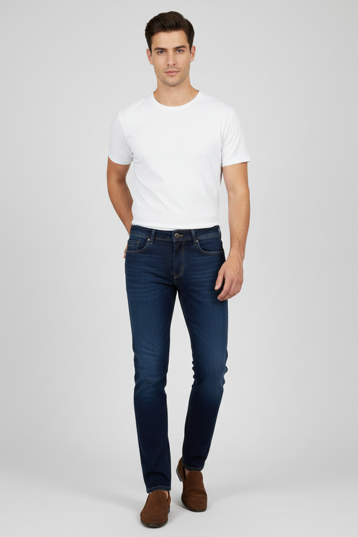 6th Sense Jeans | Straight Leg | Braxten | Marine Blue