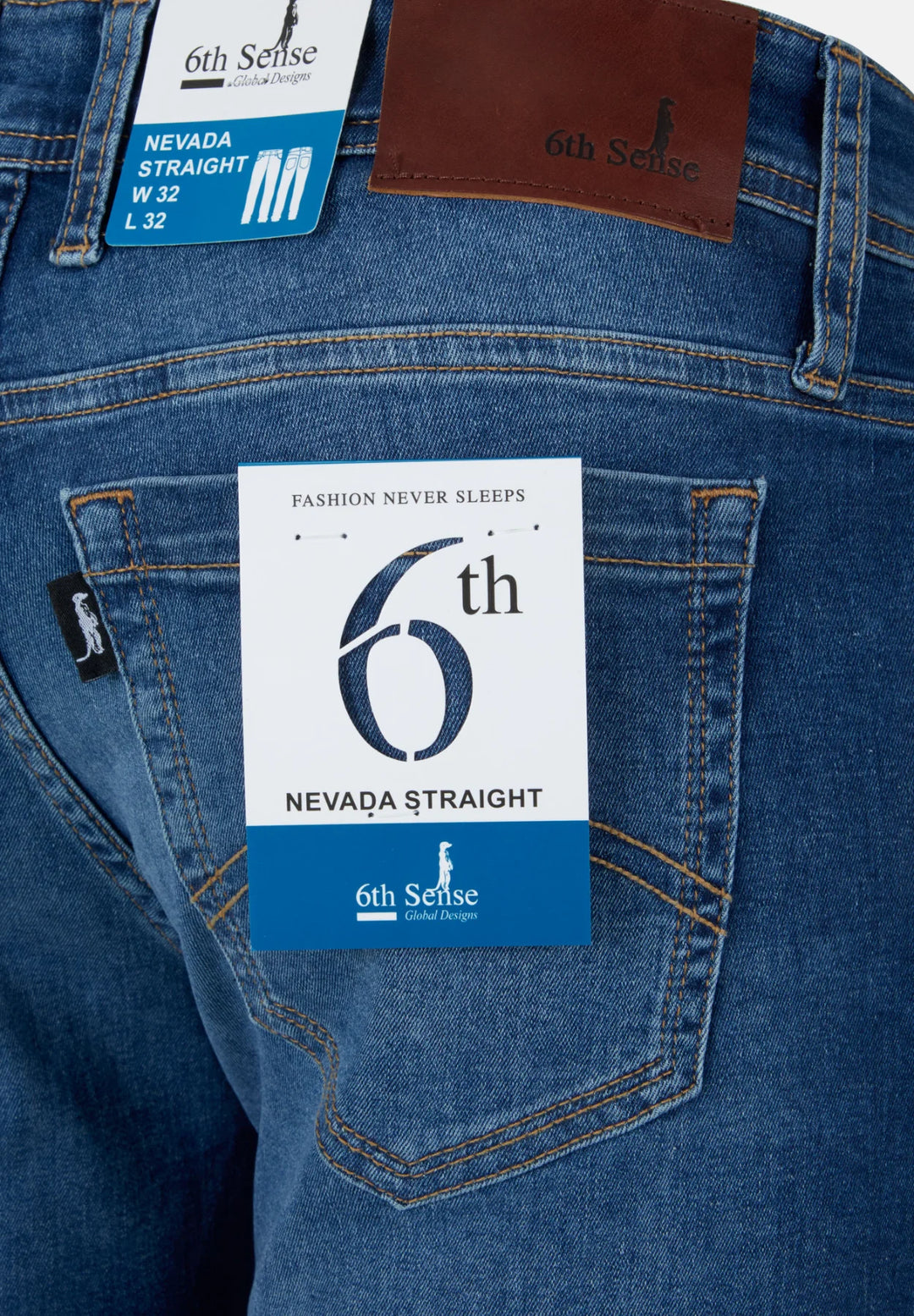6th Sense Jeans | Straight Leg | Nevada | Azure