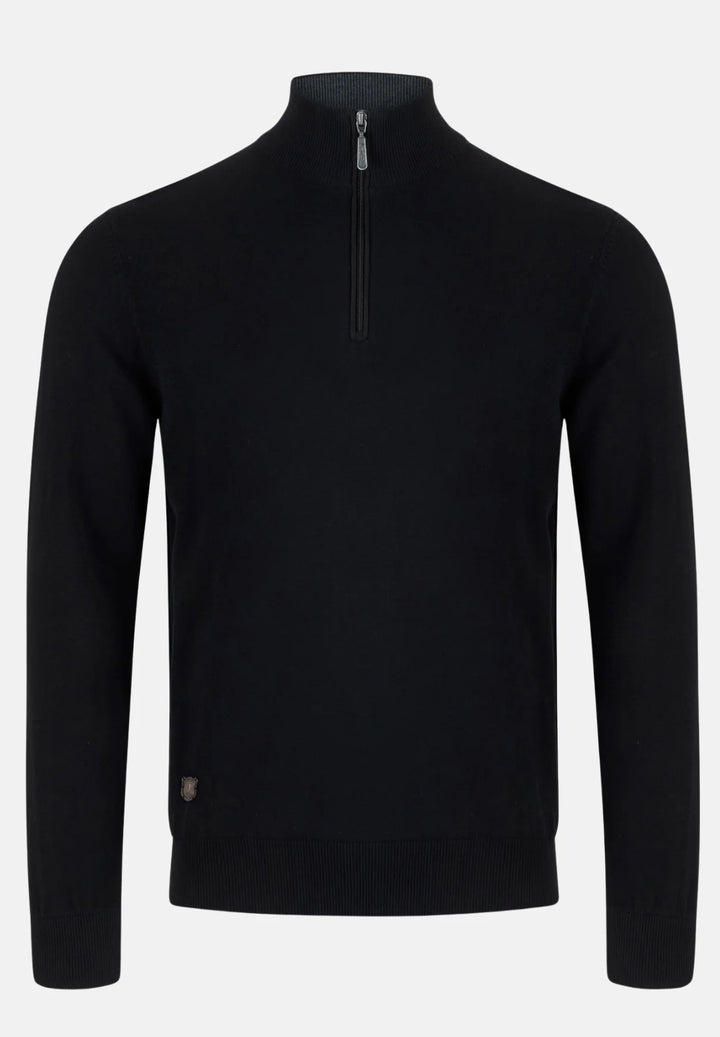 6th Sense 1/4-zip Jumper | Harry | Black