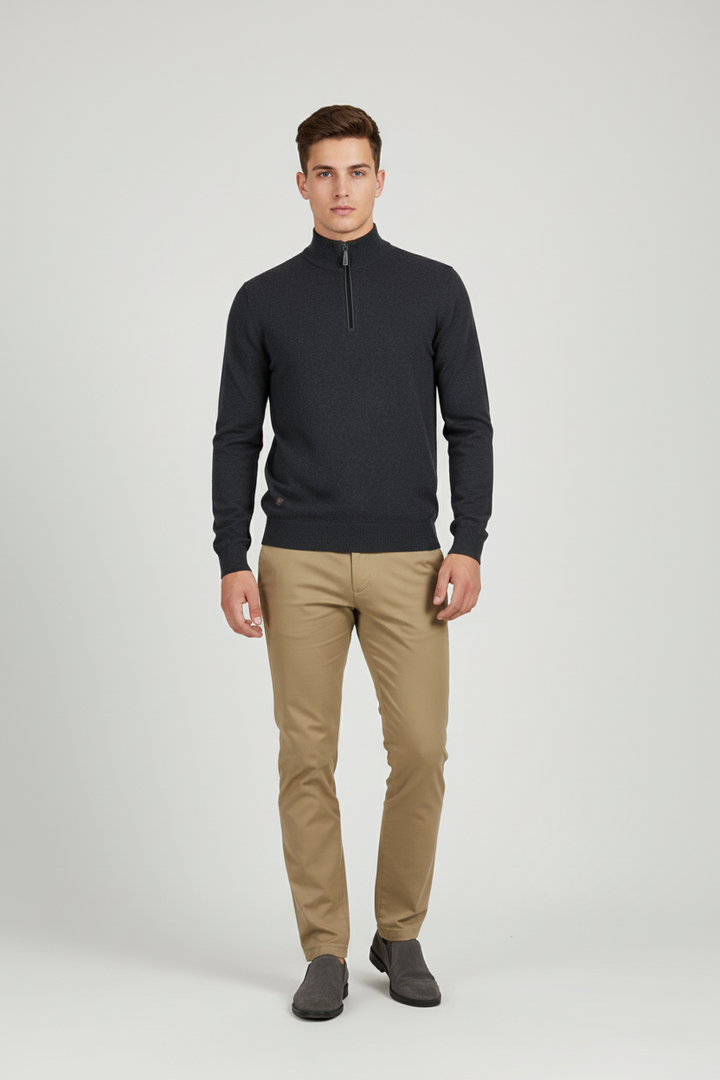 6th Sense 1/4-zip Jumper | Harry | Charcoal