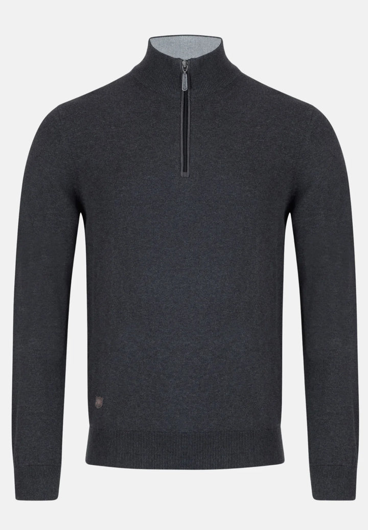 6th Sense 1/4-zip Jumper | Harry | Charcoal