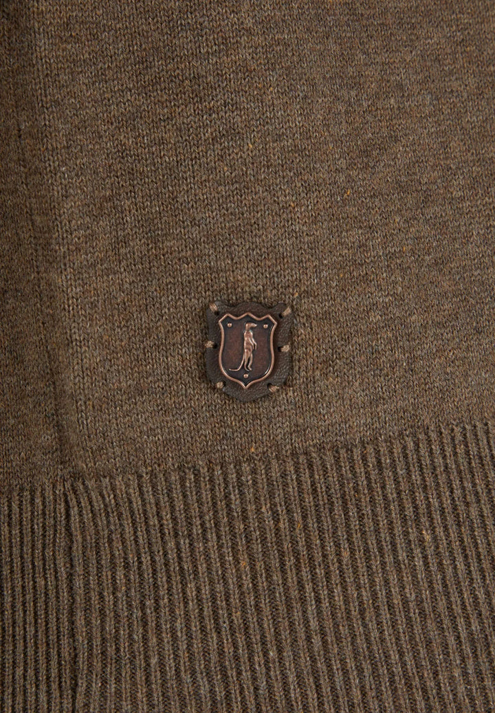6th Sense 1/4-zip Jumper | Harry | Chestnut
