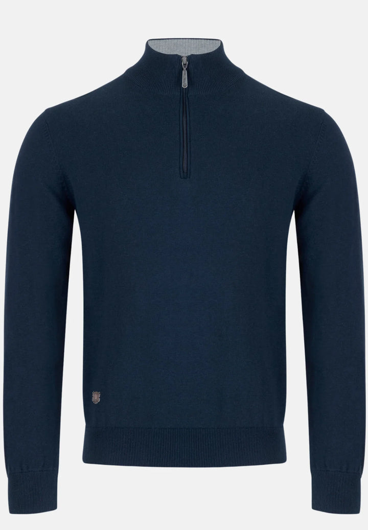 6th Sense 1/4-zip Jumper | Harry | Indigo