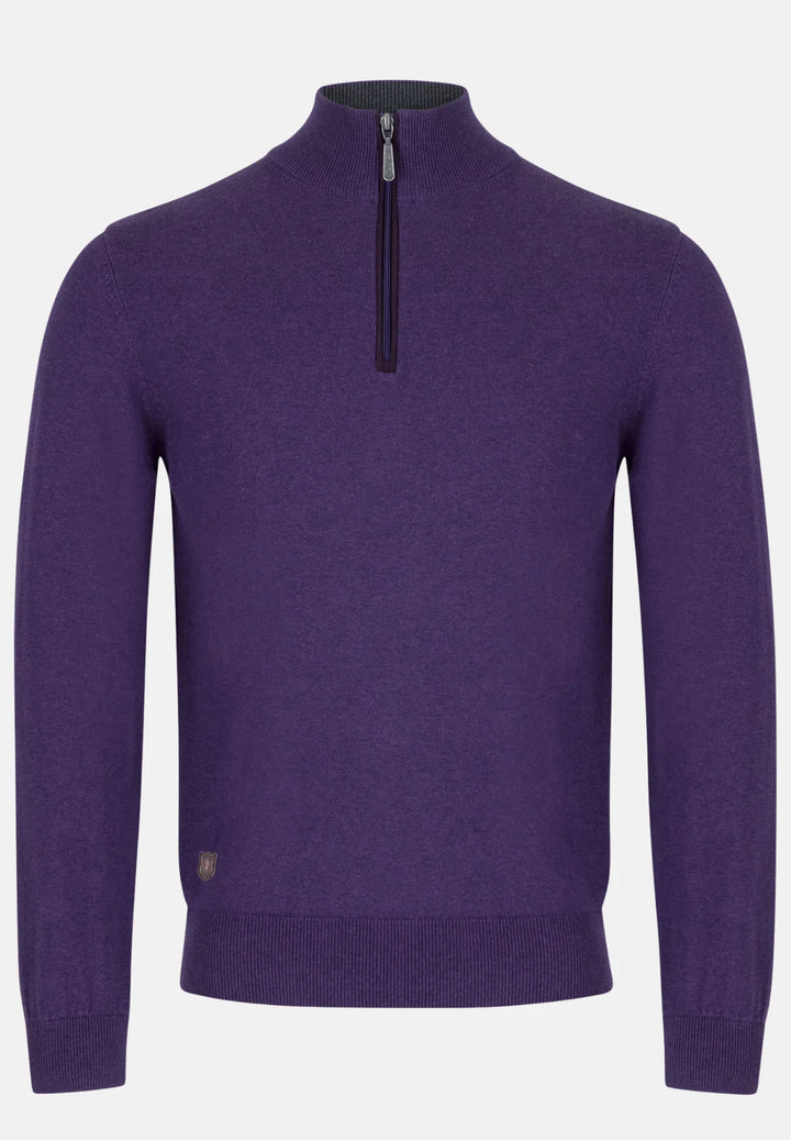 6th Sense 1/4-zip Jumper | Harry | Purple