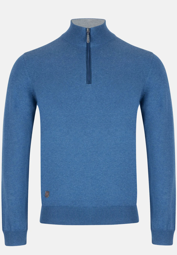 6th Sense 1/4-zip Jumper | Harry | True Blue