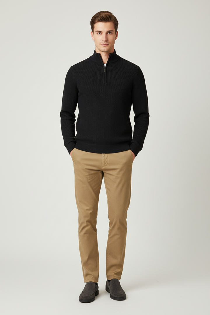 6th Sense 1/4-zip Jumper | Tommy | Charcoal