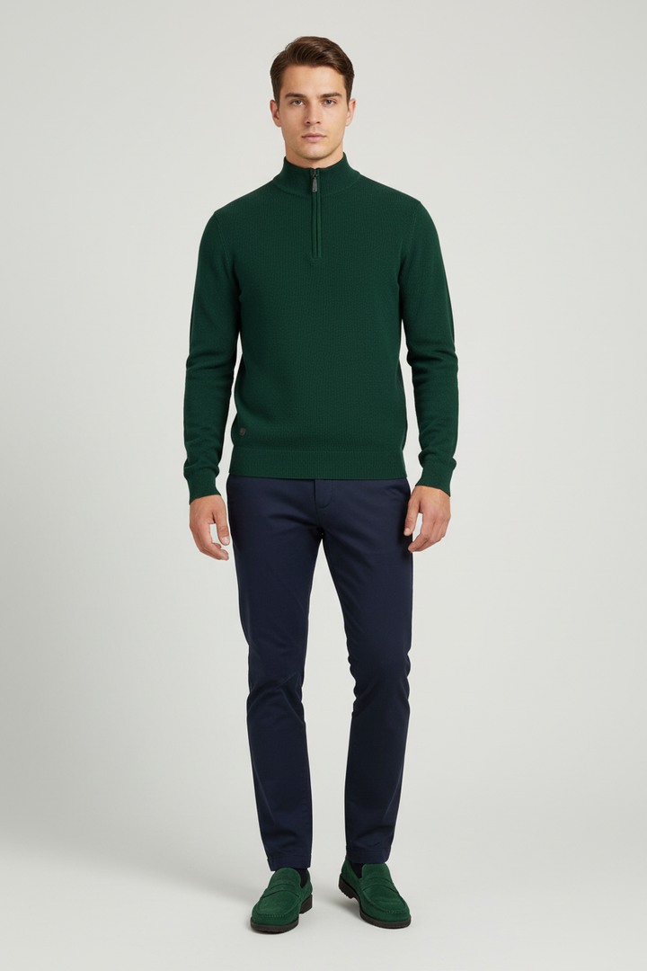 6th Sense 1/4-zip Jumper | Tommy | Green