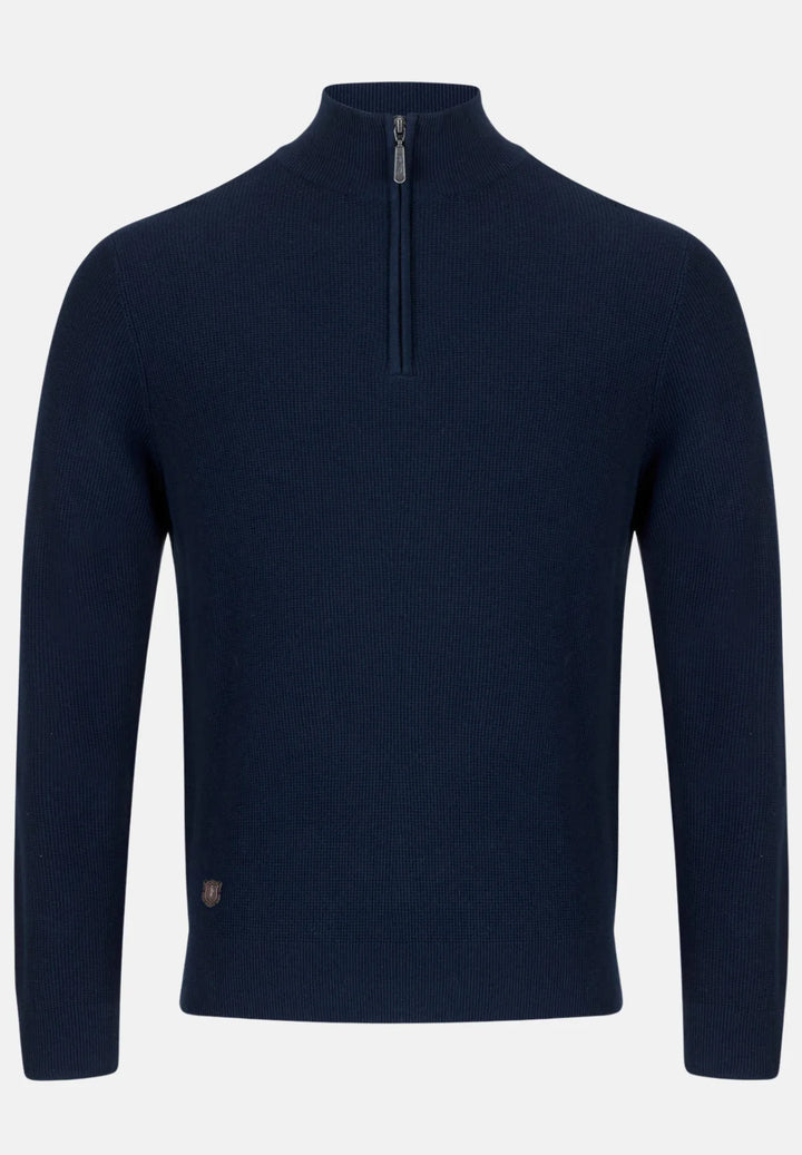 6th Sense 1/4-zip Jumper | Tommy | Indigo