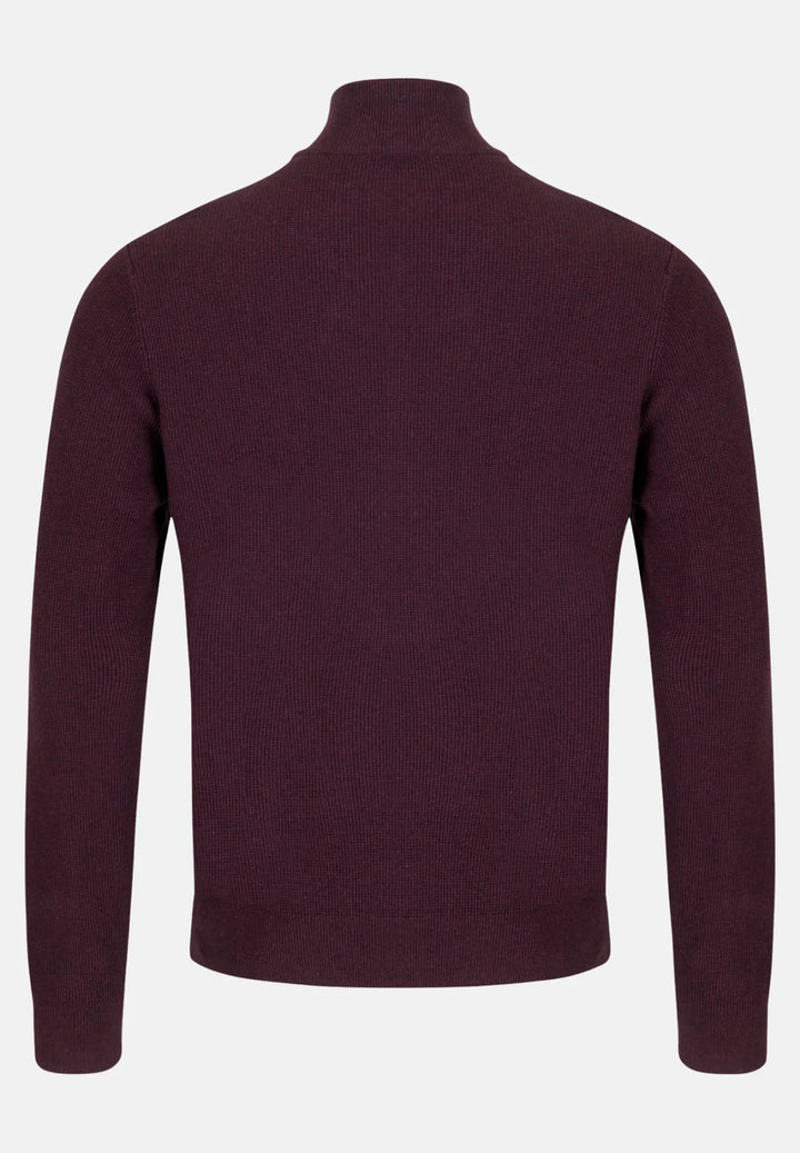 6th Sense 1/4-zip Jumper | Tommy | Wine