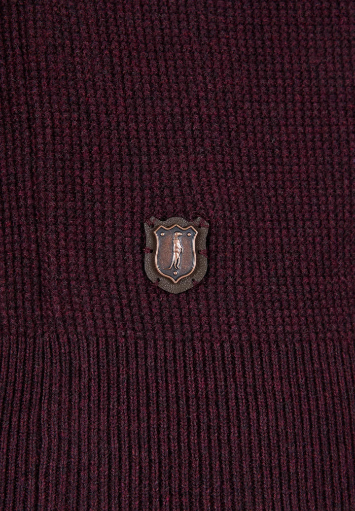 6th Sense 1/4-zip Jumper | Tommy | Wine
