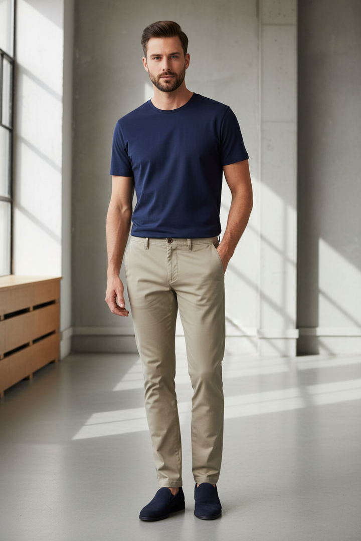 6th Sense Chinos | Kansas | Dark Khaki