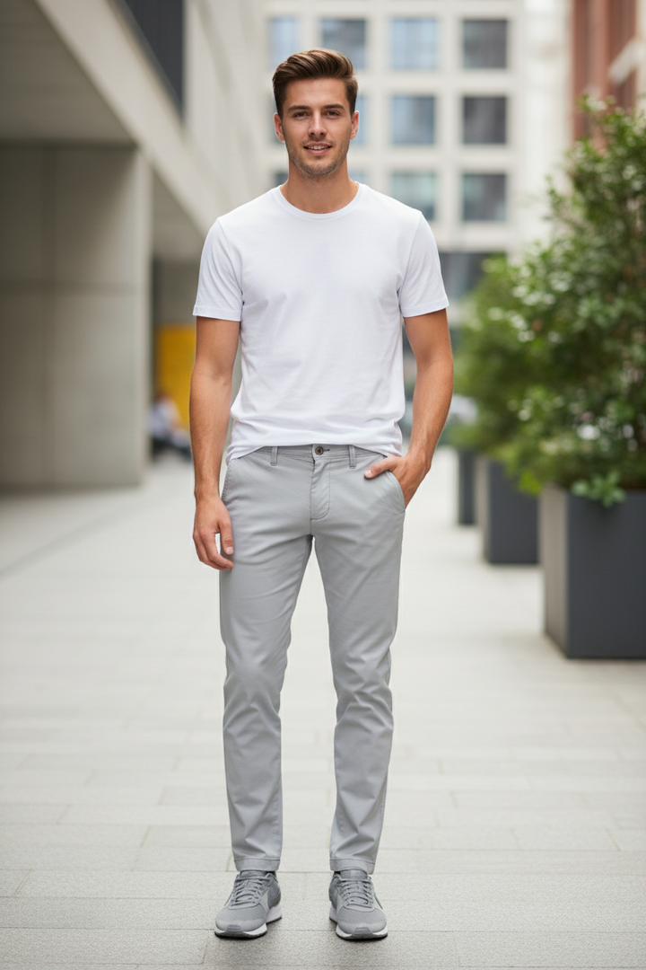 6th Sense Chinos | Kansas | Grey