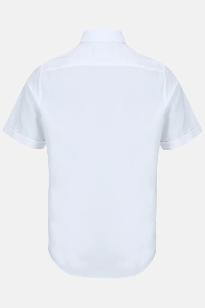 6th Sense Lyocell Shirt | Short Sleeve | White B