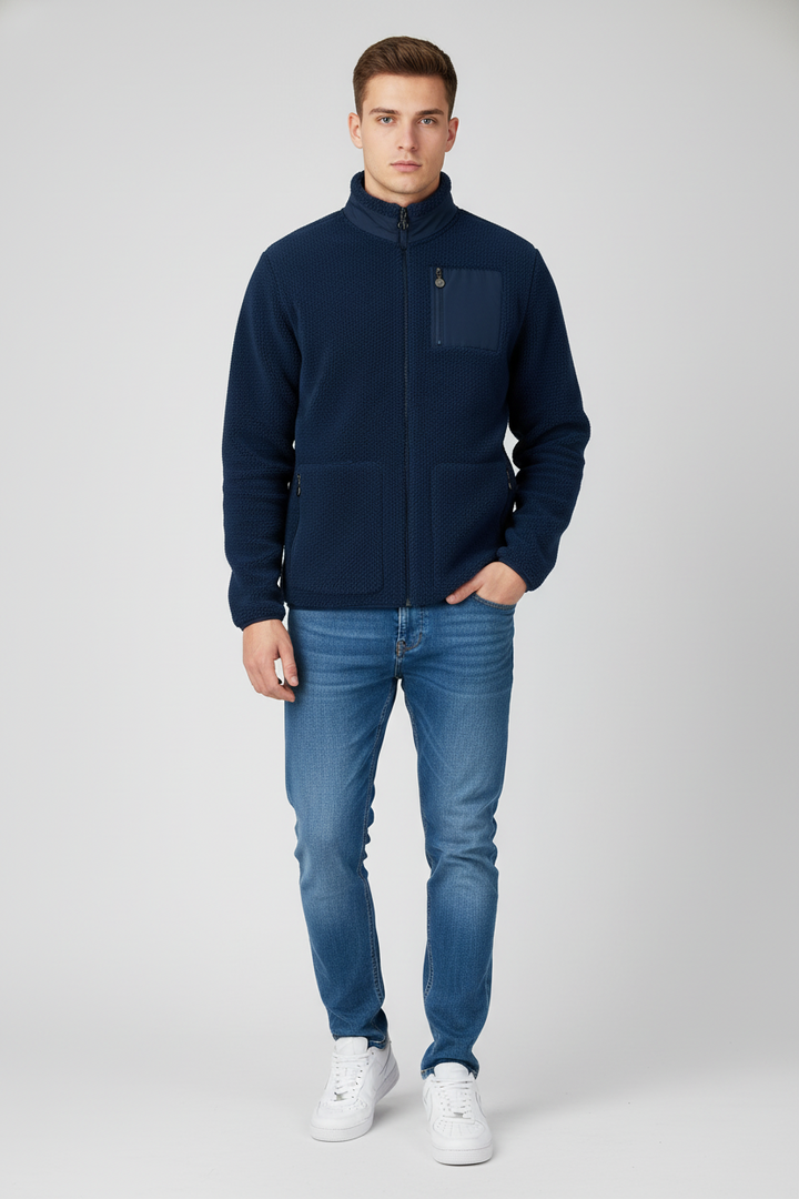 6th Sense Mount Fleece Jacket | Navy