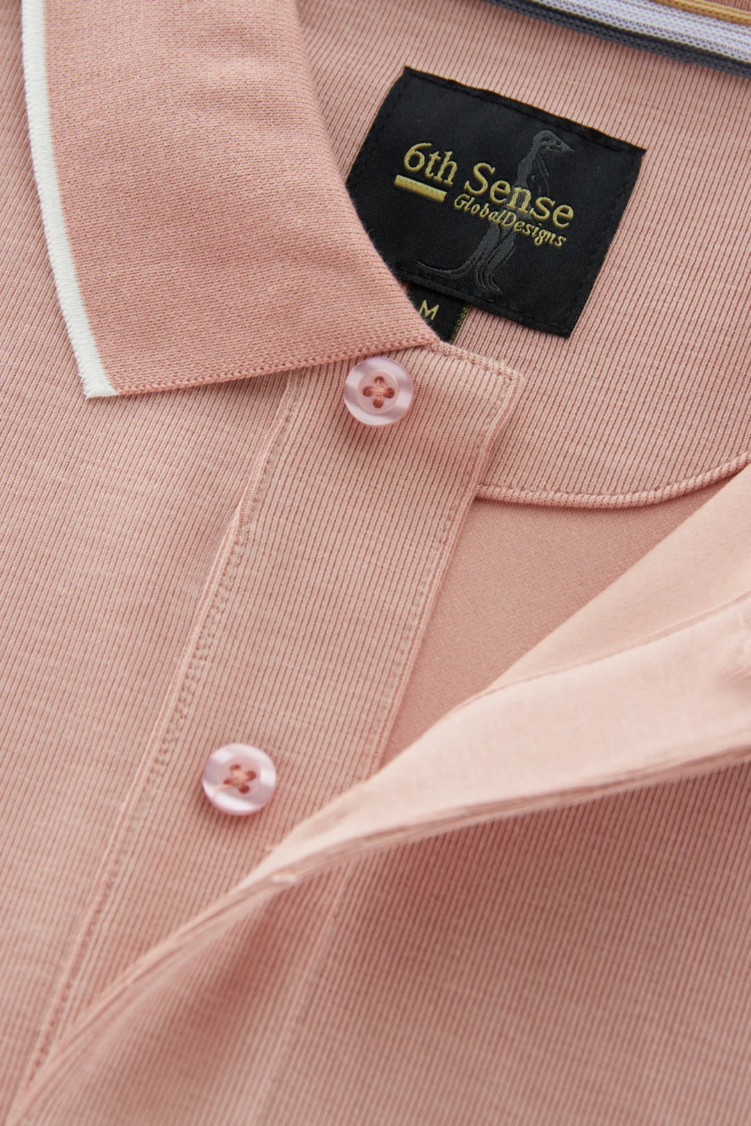 6th Sense Polo Shirt | Furrow | Mauve