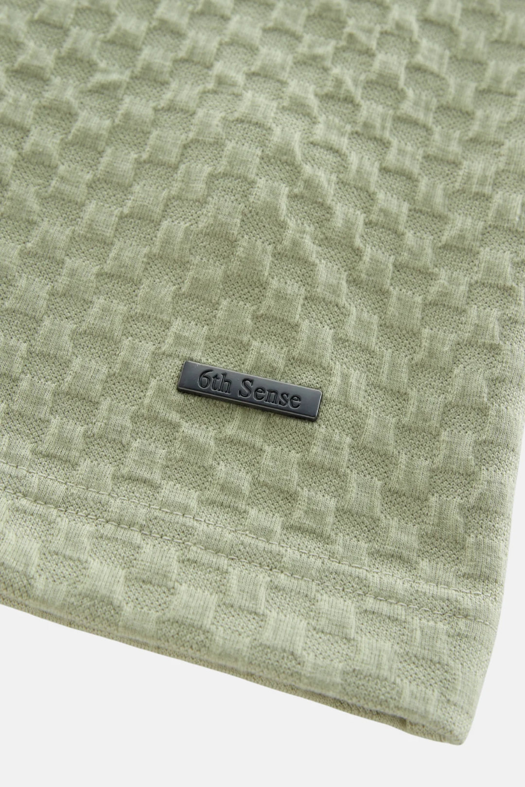 6th Sense Polo Shirt | Jacquard | Eucalyptus