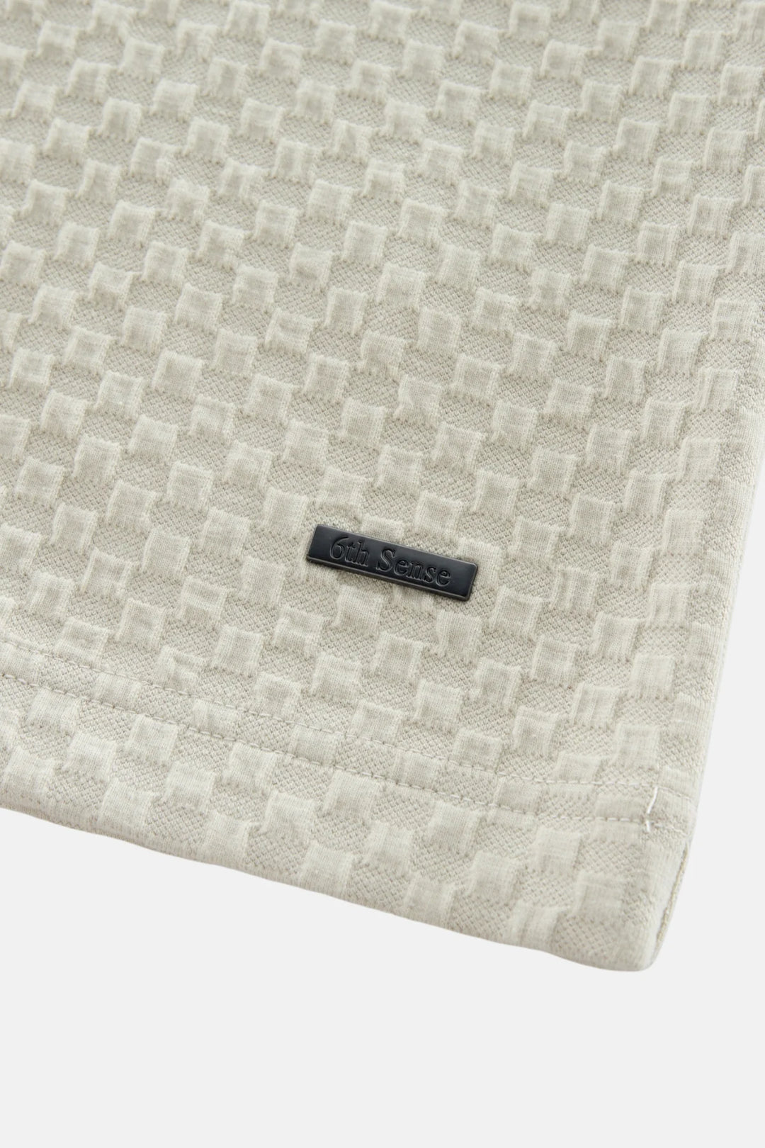 6th Sense Polo Shirt | Jacquard | Fog