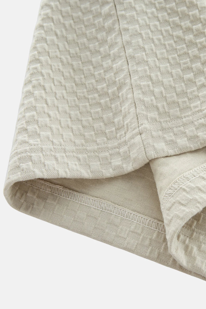 6th Sense Polo Shirt | Jacquard | Fog