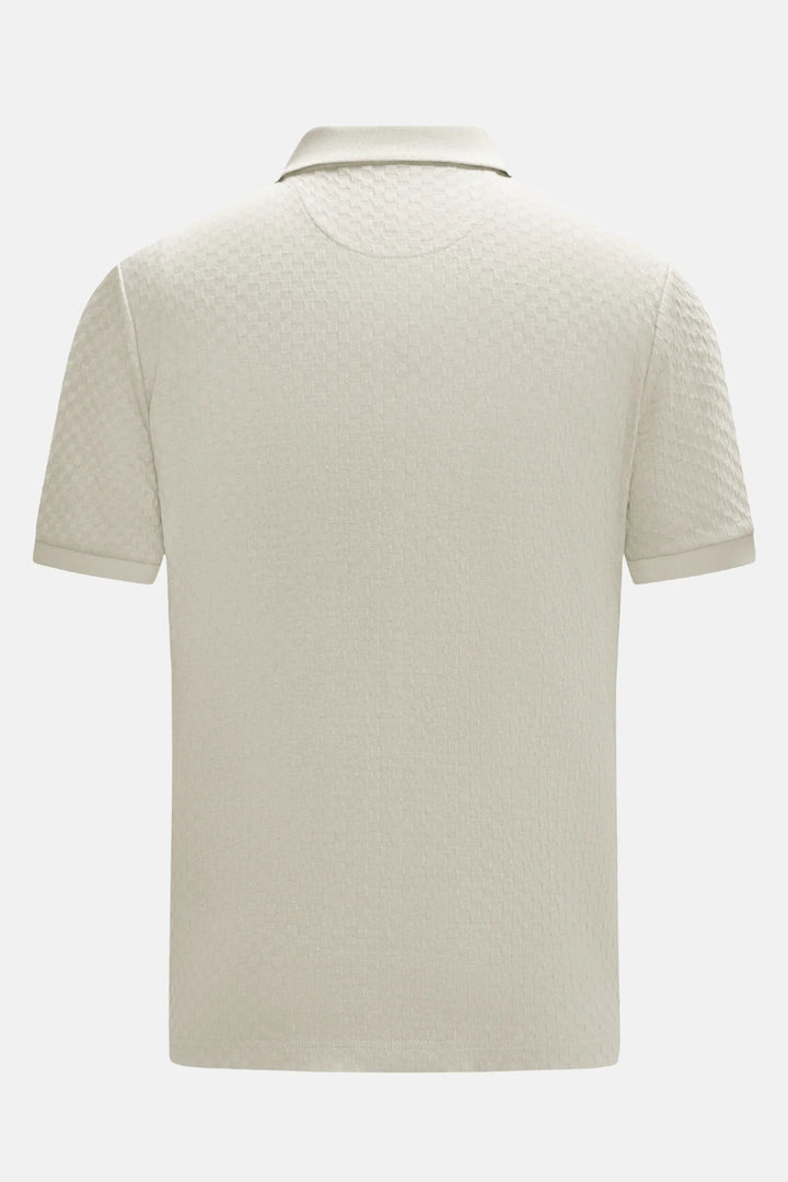 6th Sense Polo Shirt | Jacquard | Fog