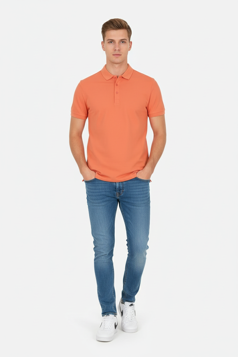 6th Sense Polo Shirt | Summit | Orange