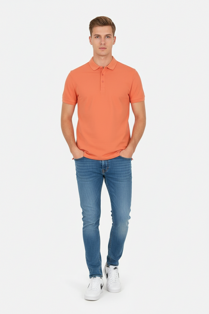6th Sense Polo Shirt | Summit | Orange