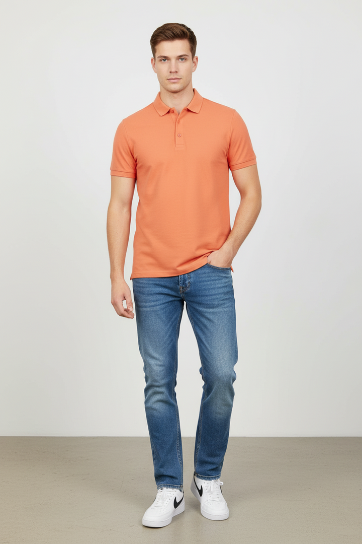 6th Sense Polo Shirt | Summit | Orange