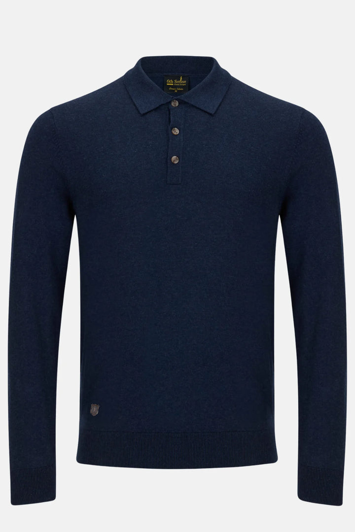 6th Sense Polo Sweater | Super | Navy Blazer