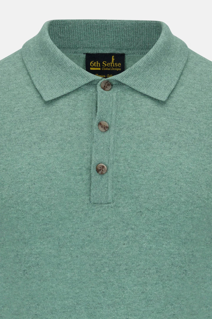 6th Sense Polo Sweater | Super | Peppermint