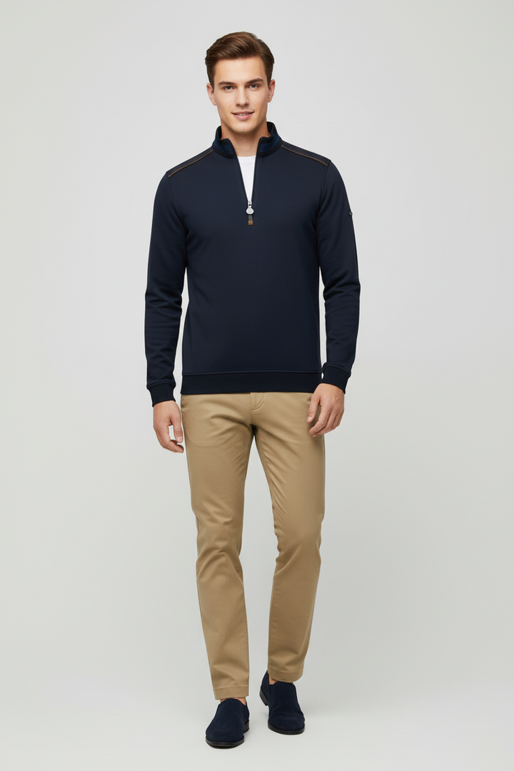 6th Sense Quinn 1/4-zip Top | Navy