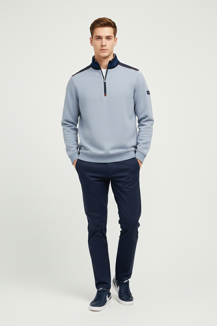 6th Sense Quinn 1/4-zip Top | Granite