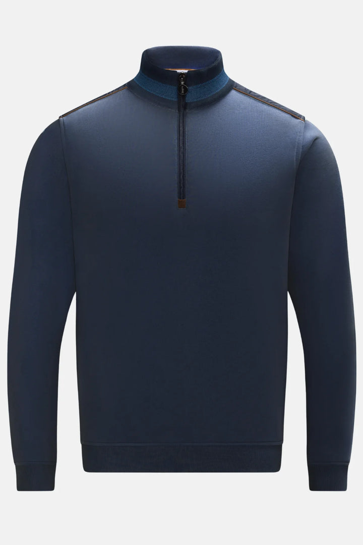 6th Sense Quinn 1/4-zip Top | Sapphire