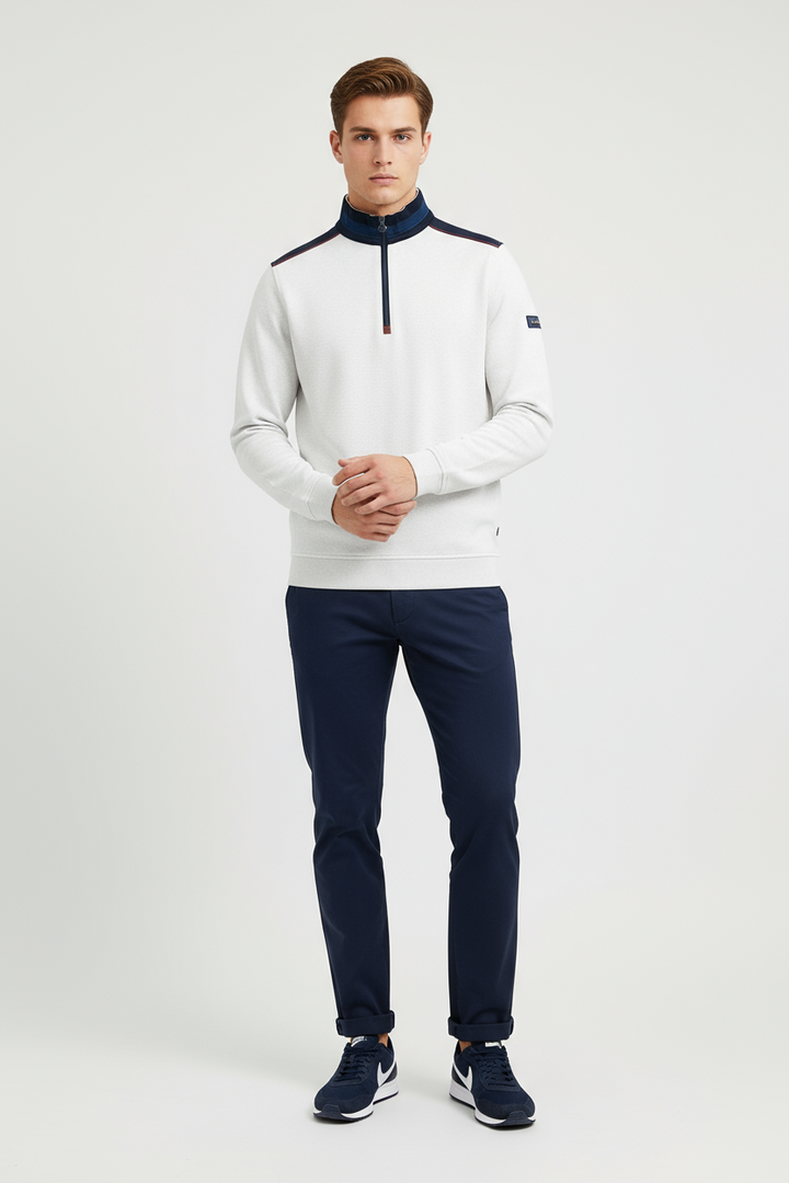 6th Sense Quinn 1/4-zip Top | Silver