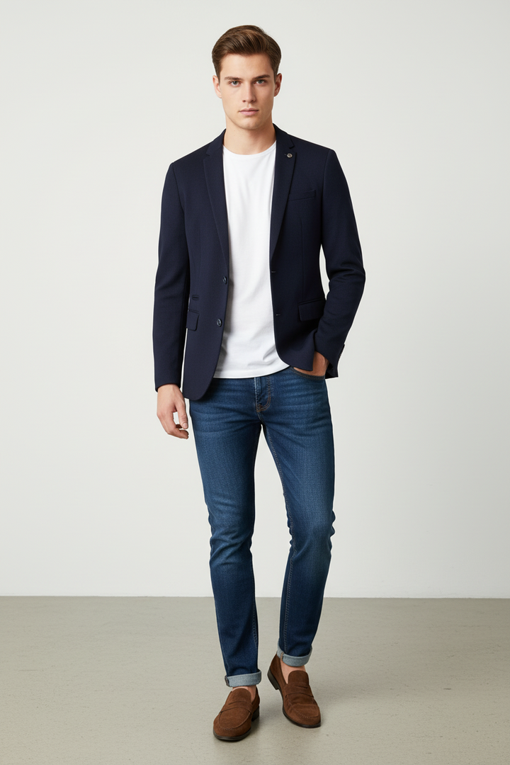 6th Sense Sports Jacket | Quest | Navy