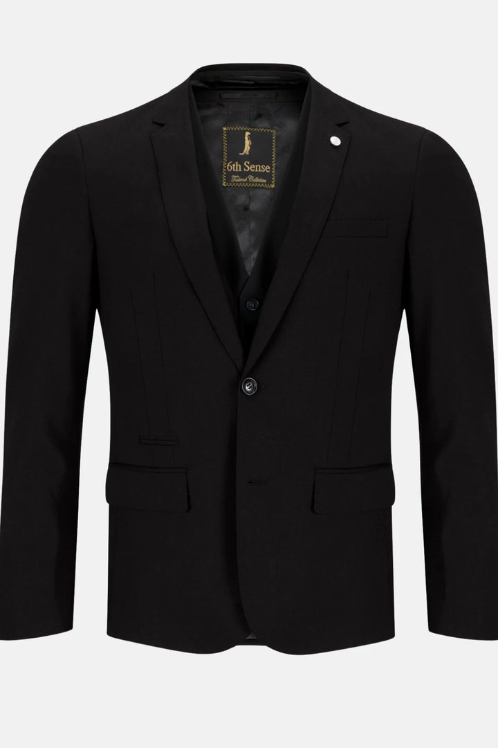6th Sense 3-Piece Suit | Valley | Black