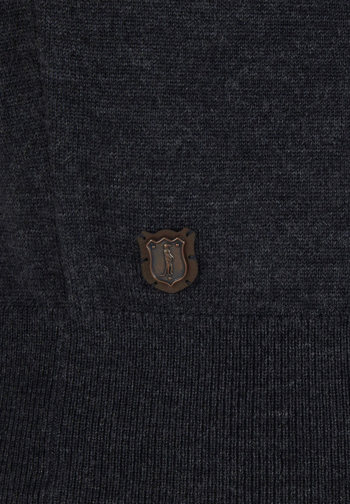 6th Sense Turtle-neck Merino Jumper | Anthracite