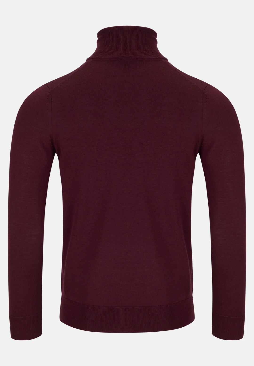 6th Sense Turtle-neck Merino Jumper | Bordeaux