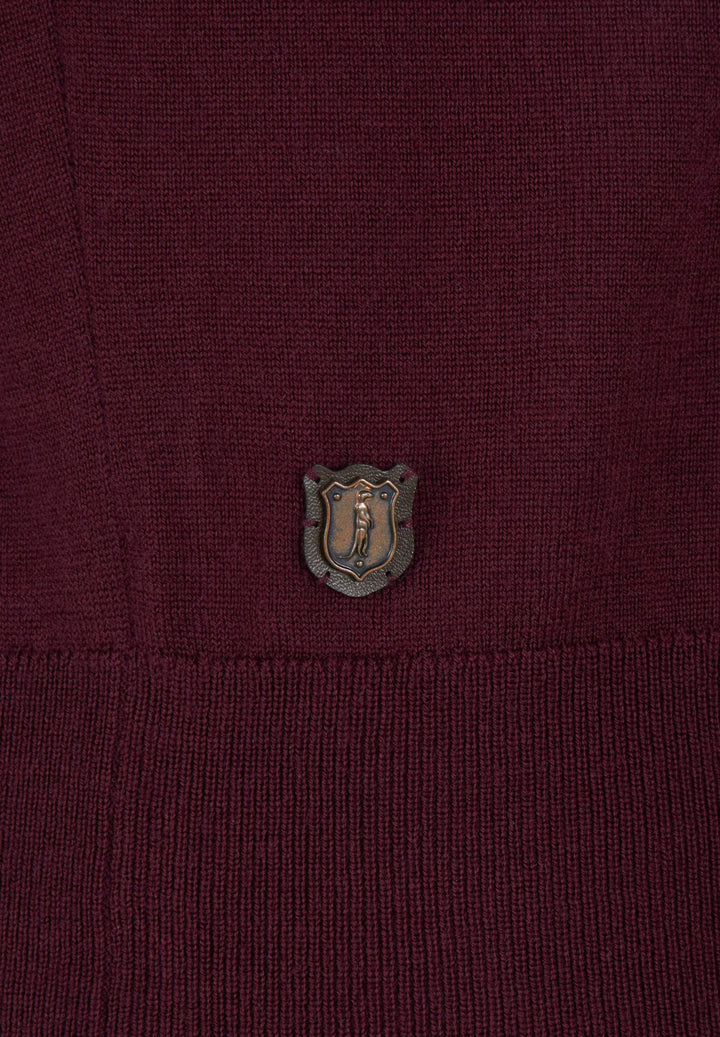 6th Sense Turtle-neck Merino Jumper | Bordeaux