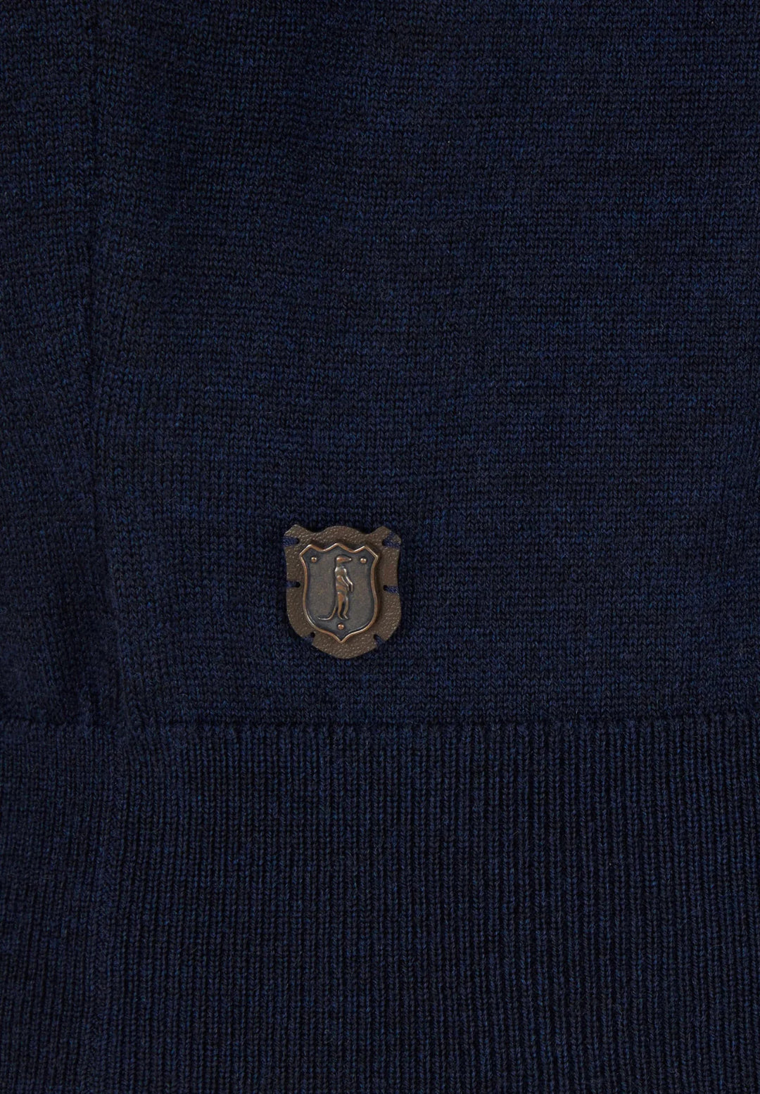 6th Sense Turtle-neck Merino Jumper | Navy