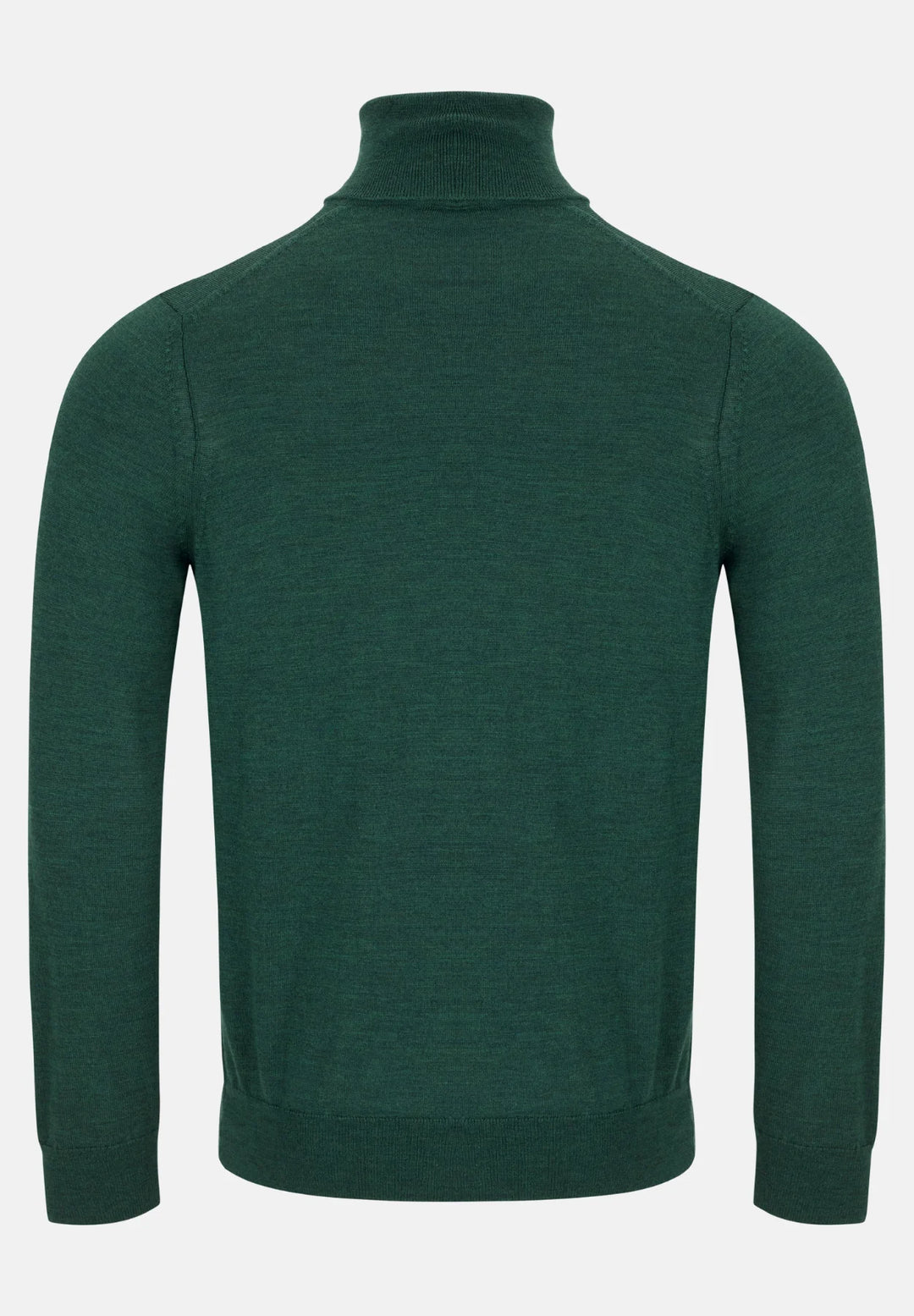 6th Sense Turtle-neck Merino Jumper | St Green