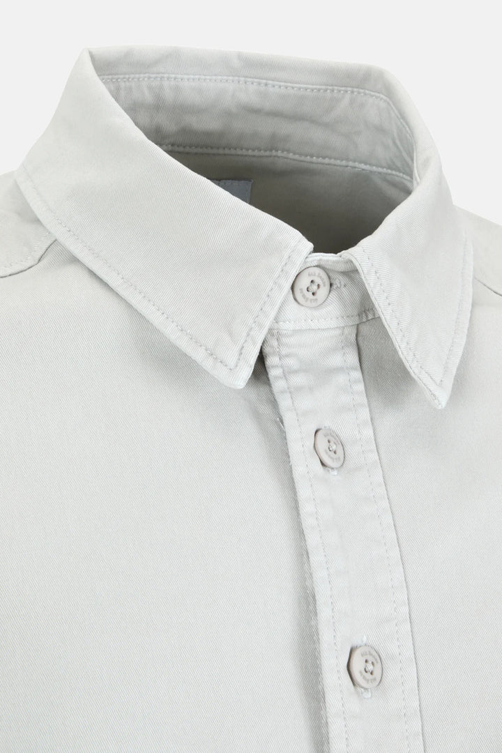 6th Sense Twill Overshirt | Ash