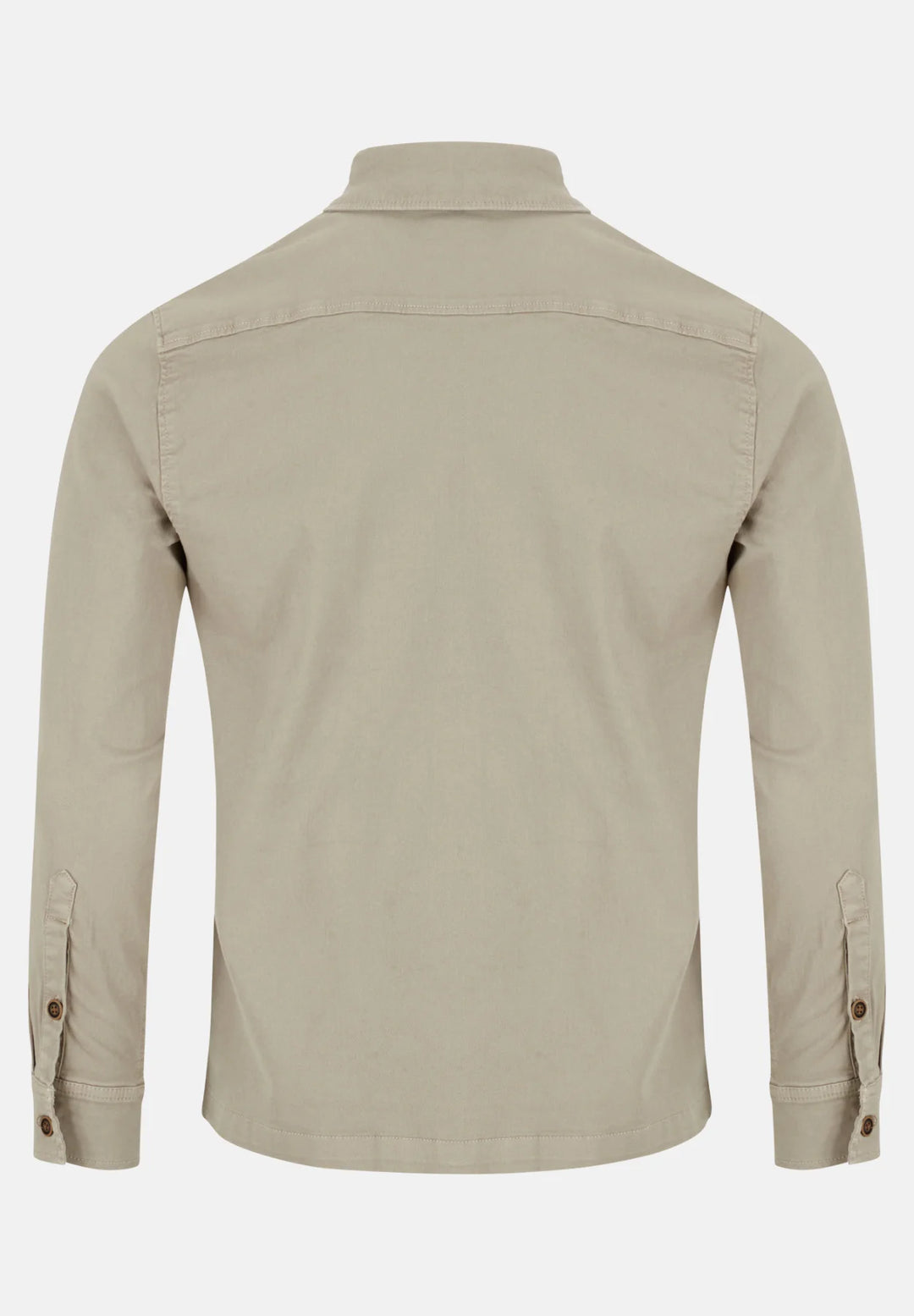 6th Sense Twill Overshirt | Dark Khaki