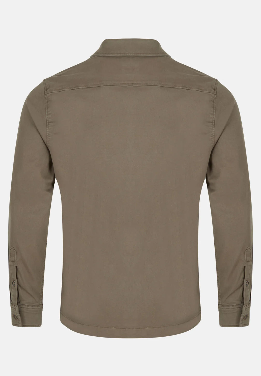 6th Sense Twill Overshirt | Mocha