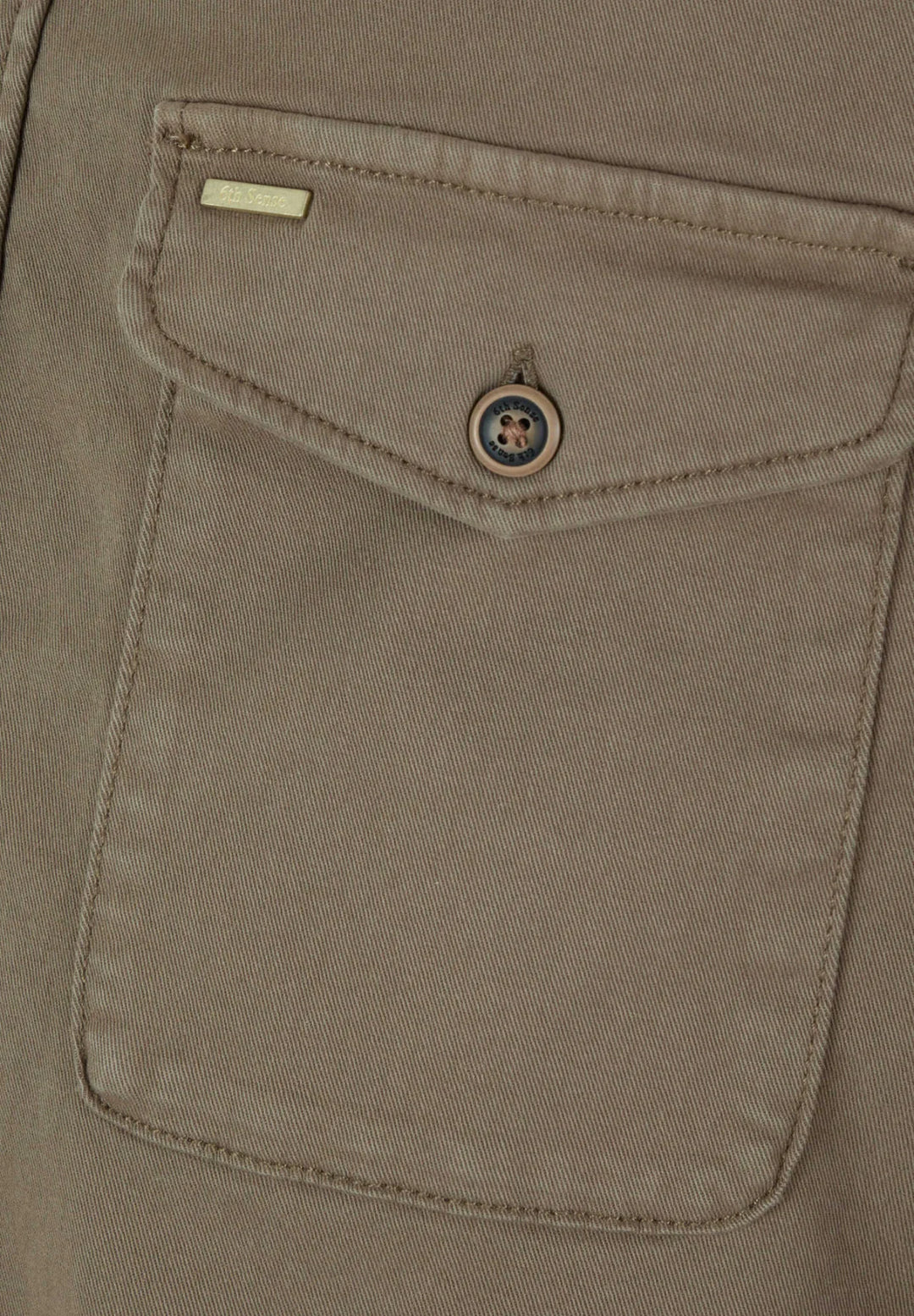 6th Sense Twill Overshirt | Mocha